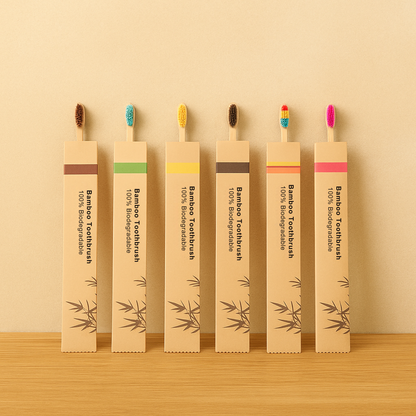 Brosse à Dents en Bois Naturel – Éco & Élégance
