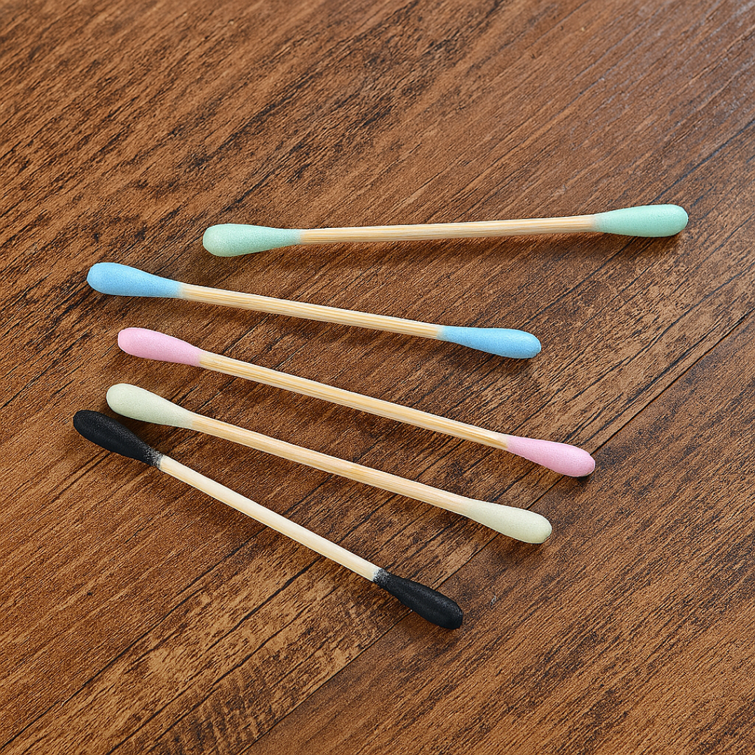 Coton-Tiges en Bambou Double Tête – 200 Pièces